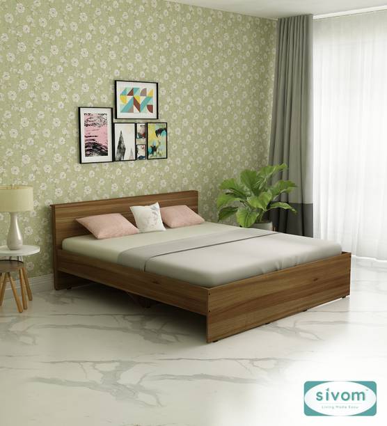 SIVOM Sleepy Bed without Storage Engineered Wood King Bed Engineered Wood King Bed