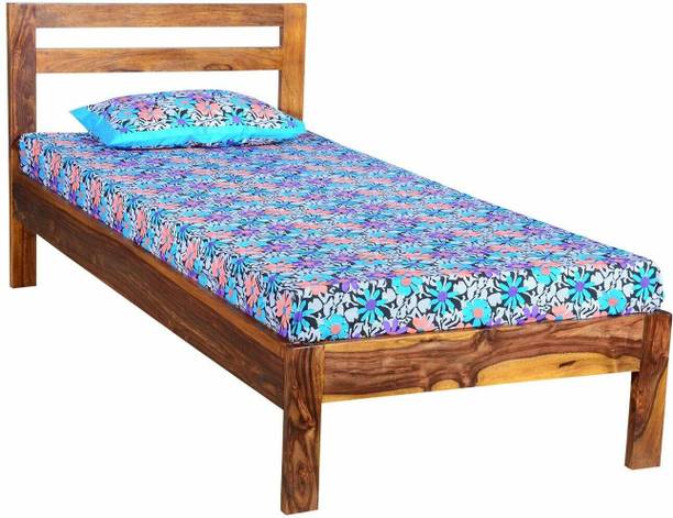 Flipkart Perfect Homes Sheesham Solid Wood Solid Wood Single Bed
