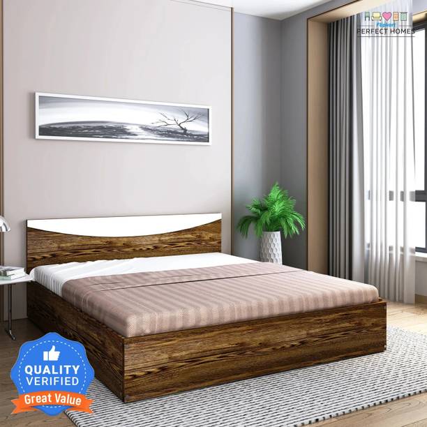 PS PARVESH SMART Engineered Wood King Drawer Bed, 181 cm x 181 cm (5.94 ft x 5.94 ft)