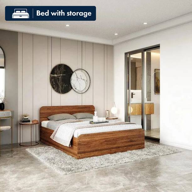 Wakefit Astra Engineered Wood Queen Box Bed, 156.9 cm x 209.7 cm (5.15 ft x 6.88 ft)