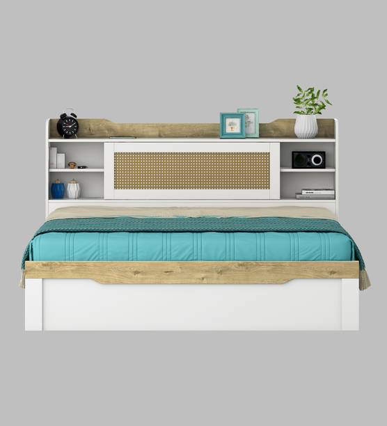 SPACEWOOD Engineered Wood King Box Bed