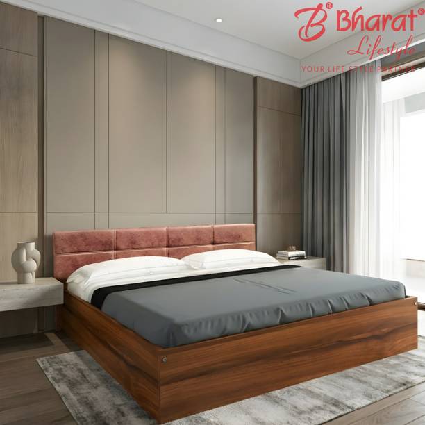 Bharat Lifestyle Indio Engineered Wood King Box Bed, 201.39 cm x 186.38 cm (6.61 ft x 6.11 ft)