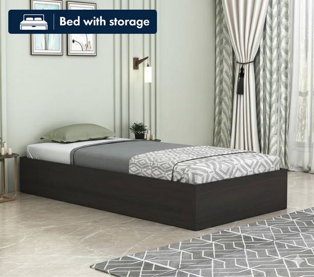FURNIFINE Imperial Engineered Wood Single Box Bed, 200 cm x 94 cm (6.56 ft x 3.08 ft)