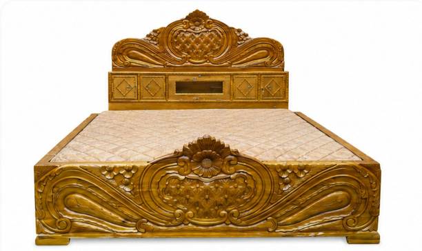 Model art furniture Solid Wood King Box Bed, 198.12 cm x 182.88 cm (6.5 ft x 6.0 ft)