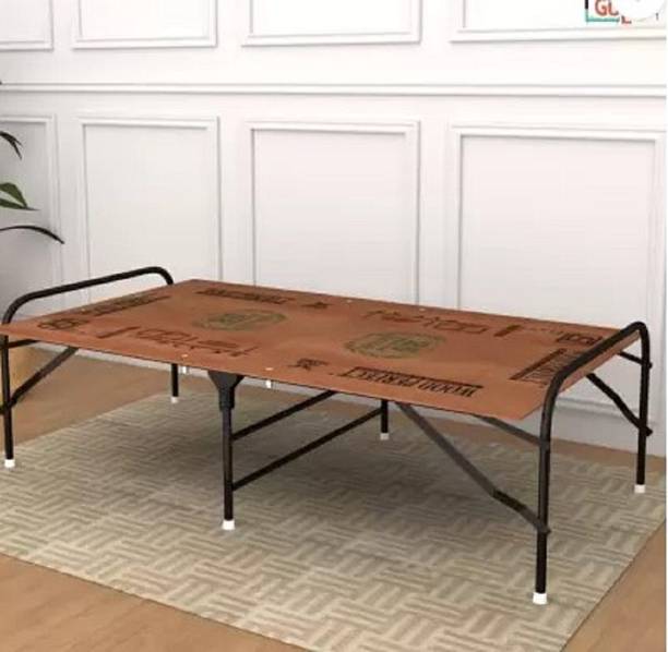 RAMB Portable Folding Bed with Free Phone Stand- Engineered Wood Single Bed, 183 cm x 92 cm (6.0 ft x 3.02 ft)