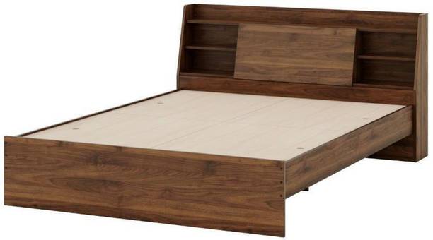 Wakefit Leo with 17.5 cm Floor Clearance Engineered Wood Queen Bed