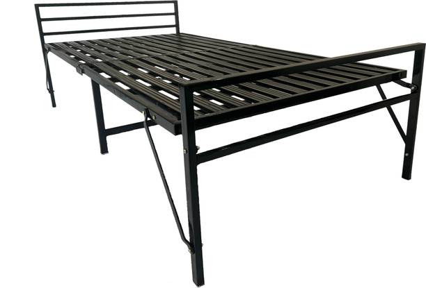 Sahni Portable Furniture Folding/Foldable Bed/Cot Frame 6x2.5ft Metal Single Bed