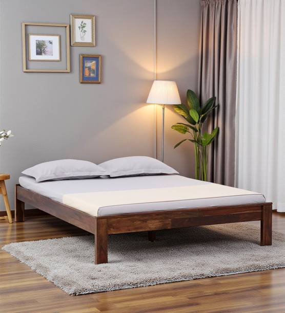 Shekhawati Home Urban Sheesham Wood Bed/Solid Wood Palaung/Wooden King Cot Solid Wood King Bed, 210 cm x 189 cm (6.89 ft x 6.2 ft)