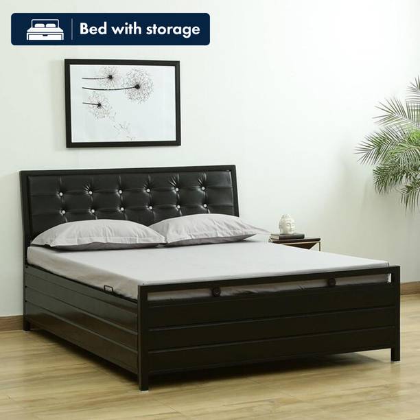 Aplus Metal Single Hydraulic Bed, 190.5 cm x 121.92 cm (6.25 ft x 4.0 ft)