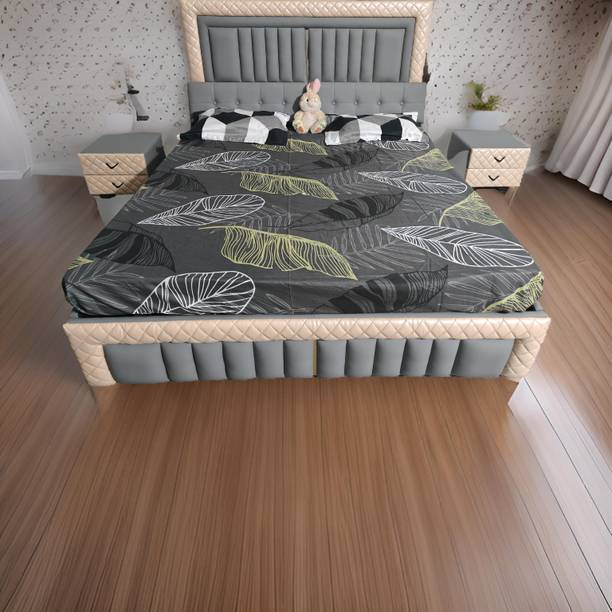 TREJEMS UDAY Engineered Wood King Box Bed