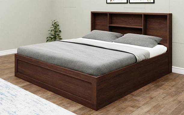 RoyalOak Royaloak Zest King Bed with Storage | Engineered Wood King Hydraulic Bed