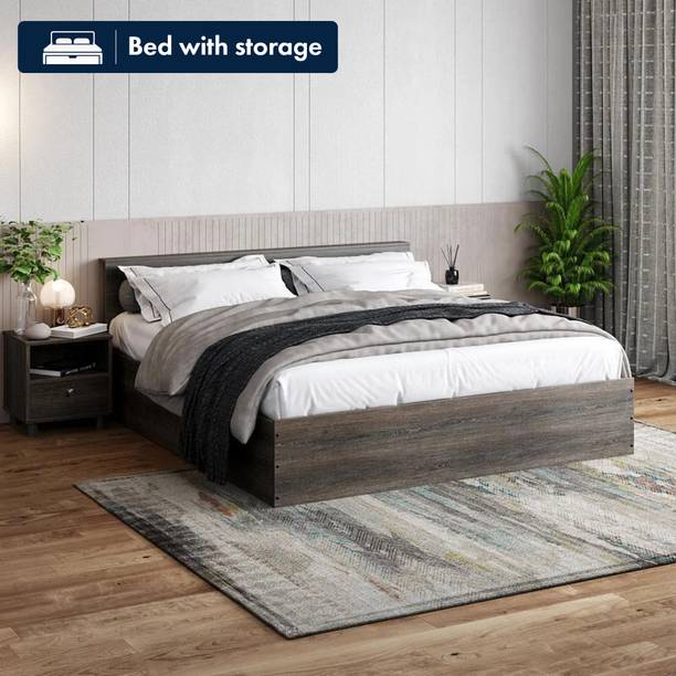 Wakefit Taurus Engineered Wood King Box Bed, 187 cm x 209 cm (6.14 ft x 6.86 ft)