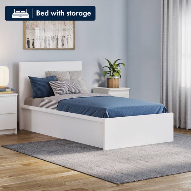 Wakefit Centaur Engineered Wood Single Box Bed, 103.60000000000001 cm x 96 cm (3.4 ft x 3.15 ft)