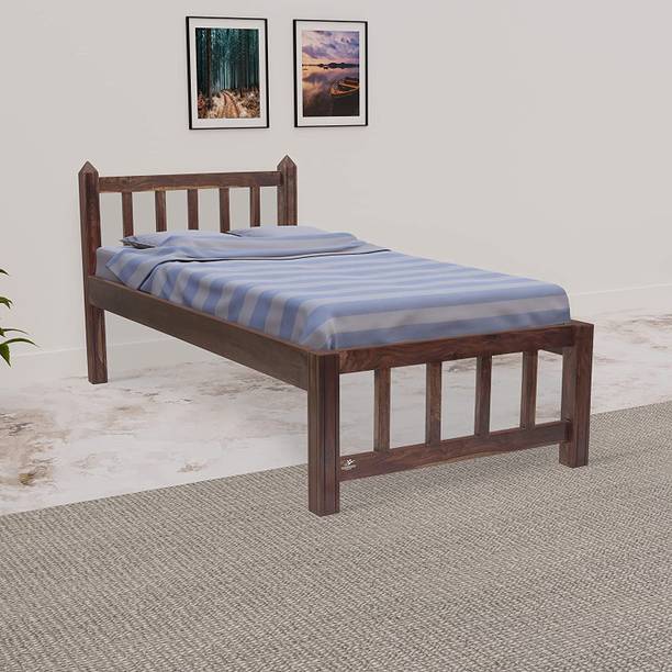 Tannu Craft Wood Queen Size Bed for Bedroom | Solid Wood Bed Without Storage Solid Wood Queen Bed