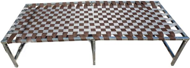 SAGAR SAGAR RAJWADI PORTABLE SINGL BED FOLDING AND EASY TO MOVE Metal Single Bed