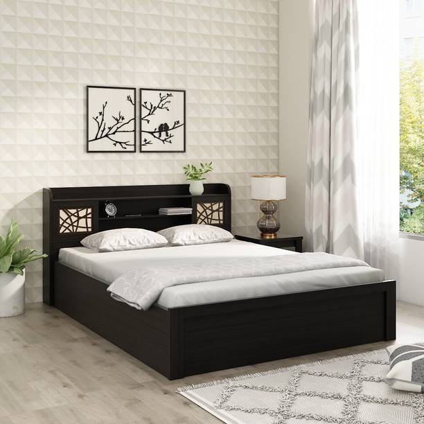 SPACEWOOD Engineered Wood King Hydraulic Bed