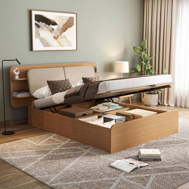 Wakefit Engineered Wood Queen Box Bed