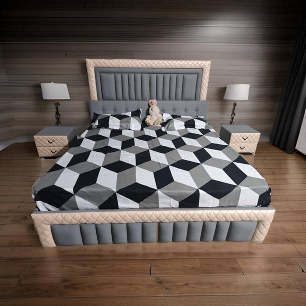 TREJEMS UDAY Premium Engineered Wood King Box, Hydraulic Bed