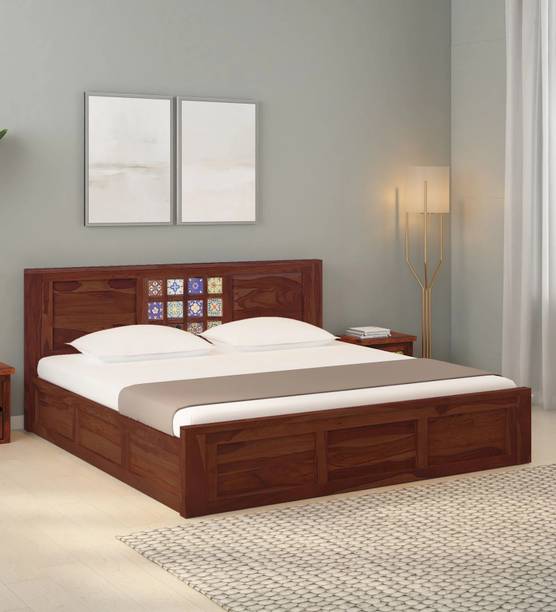 Bhagwant Kabra Solid Wood Queen Box Bed