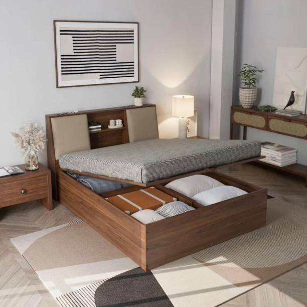Wakefit Orion Engineered Wood Queen Hydraulic Bed, 223 cm x 160 cm (7.32 ft x 5.25 ft)