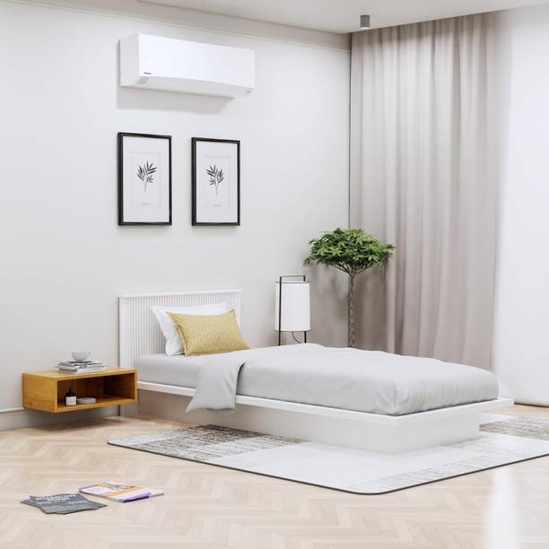 Hexa Red Engineered Wood Single Bed, 193.7 cm x 99 cm (6.35 ft x 3.25 ft)