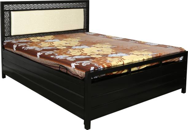 INDIAN FURNITURE MART Metal Queen Hydraulic Bed