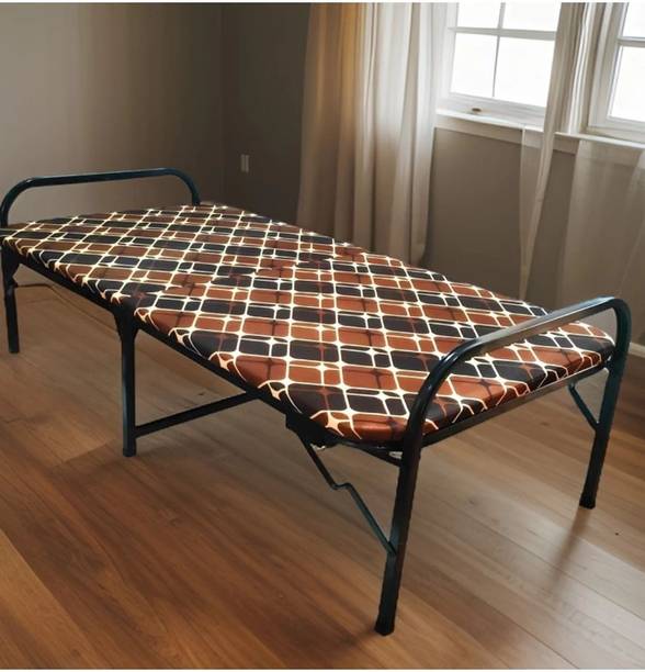 Metrobed Cushion folding bed Metal Single Bed