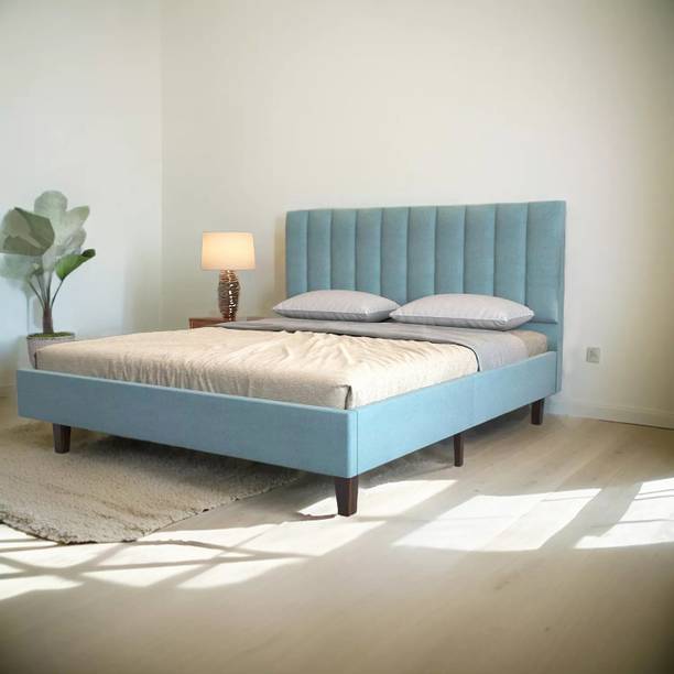 DriftingWood Queen Size Bed Without Storage | Wooden Double Bed | Low Floor Bed Engineered Wood Queen Bed