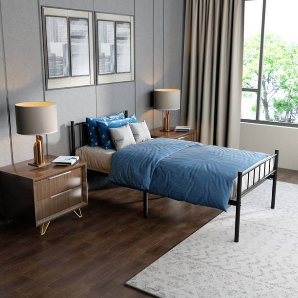 Vibrant Interior Plassie (6x3) Metal Single Bed