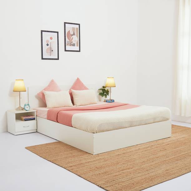 GREEN SOUL Green Soul® Zenith Queen Size Double Bed Engineered Wood Queen Box Bed