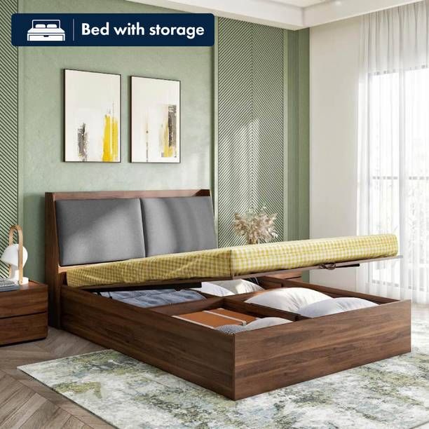 Wakefit Mars Engineered Wood Queen Hydraulic Bed, 220 cm x 160 cm (7.22 ft x 5.25 ft)