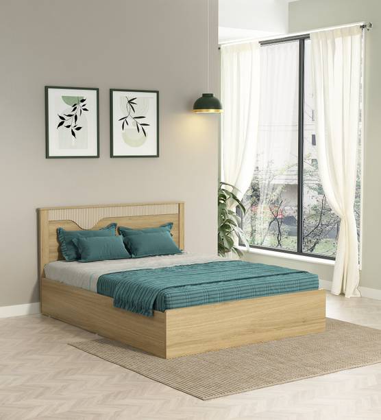 SPACEWOOD RIVOLLA Engineered Wood Queen Hydraulic Bed, 205 cm x 158.4 cm (6.73 ft x 5.2 ft)