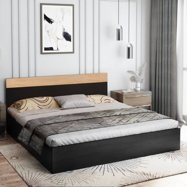 Flipkart Perfect Homes Dublin Engineered Wood Queen Bed, 155.4 cm x 198 cm (5.1 ft x 6.5 ft)
