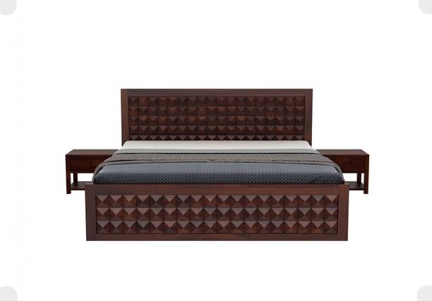 Flipkart Perfect Homes Sheesham Solid Wood Solid Wood Queen Bed
