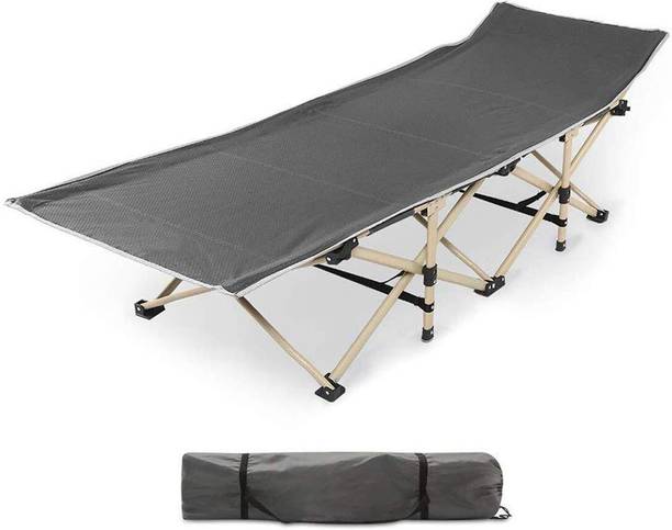 SeaRegal Folding Camping Cot Bed, Foldable Portable Sleeping Cot for Adult Metal Single Bed, 185 cm x 65 cm (6.07 ft x 2.13 ft)