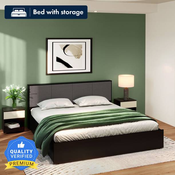 Interio by Godrej Irene Engineered Wood Queen Box Bed, 215 cm x 156 cm (7.05 ft x 5.12 ft)