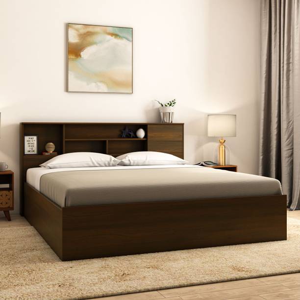Nilkamal Mozart Engineered Wood King Box Bed, 218.5 cm x 192 cm (7.17 ft x 6.3 ft)
