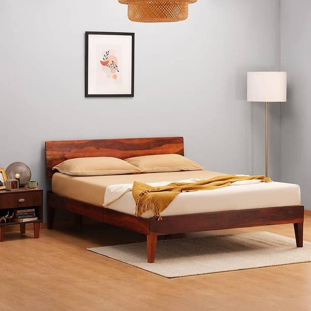 Ferrovilla Solid Wood Queen Bed, 198.12 cm x 152.4 cm (6.5 ft x 5.0 ft)
