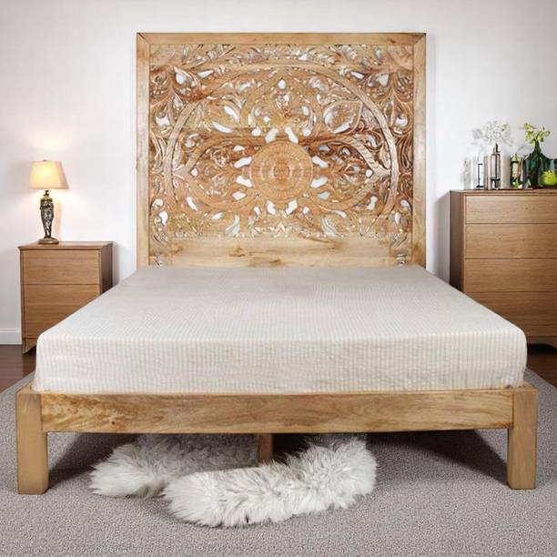 THE ATTIC The Attic Jaisal Bed Solid Wood King Bed
