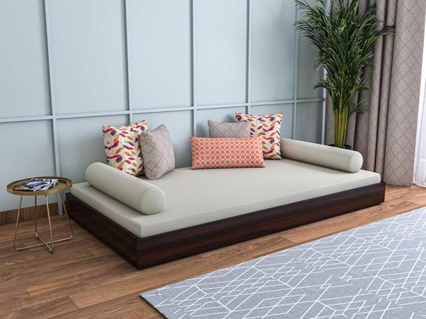Jh Decore Solid Wood Bed | Wooden Bed | Double Bed | Sheesham Wood Bed | Diwan Bed | Bed | Solid Wood Double Bed, 182.88 cm x 121.92 cm (6.0 ft x 4.0 ft)