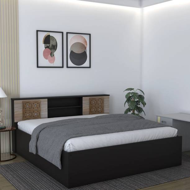 Flipkart Perfect Homes Rhapsody Engineered Wood King Box Bed