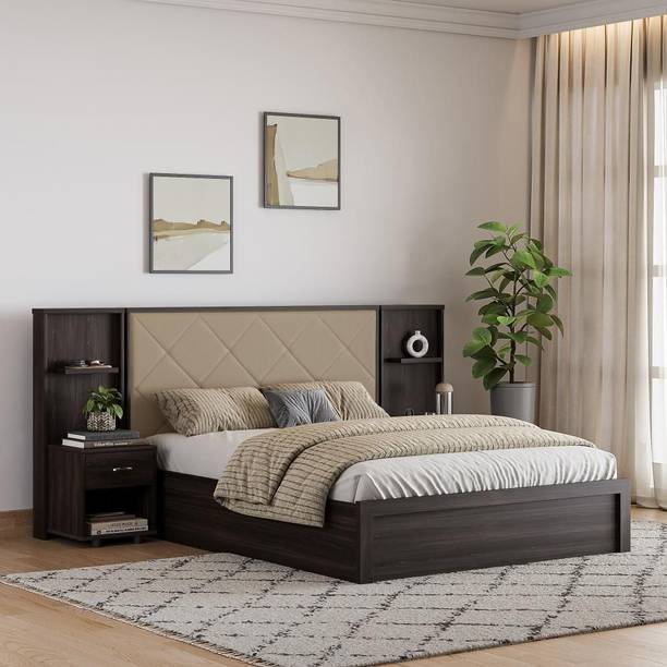 Wakefit Engineered Wood Queen Box Bed, 213.8 cm x 255.2 cm (7.01 ft x 8.37 ft)