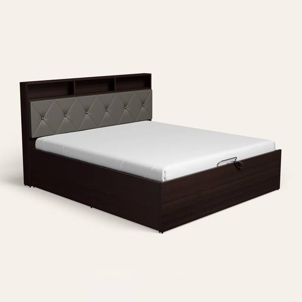 Godrej Interio Upmods Lattice Engineered Wood King Hydraulic Bed