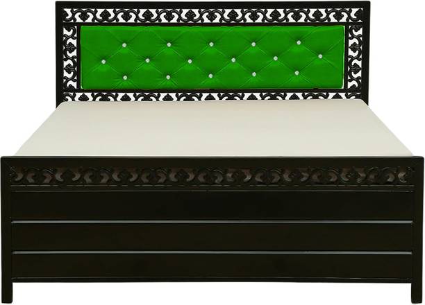 Vibrant Interior Denzal Green (6x4) Metal Double Hydraulic Bed