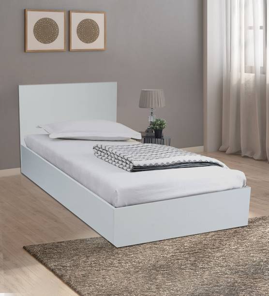 Mintwud from Pepperfry Kibo Wooden King Bed/Wooden Bed/Wooden Cot With Box Storage For Bedroom/Home Engineered Wood Queen Bed