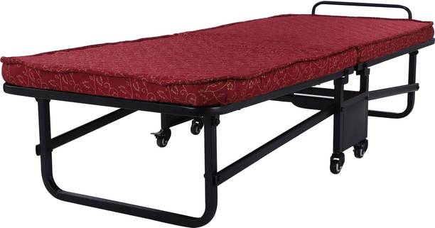 spacepanda Edison Metal Single Box Bed