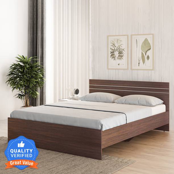 A GLOBIA CREATIONS Kane Engineered Wood Queen Bed