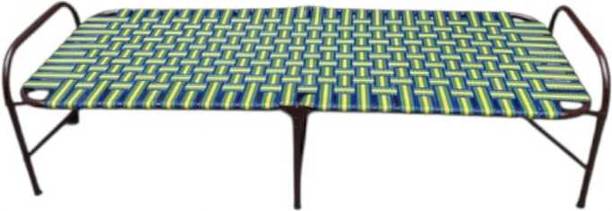BCF Bamboo Carft Metal Single Bed, 90 cm x 180 cm (2.95 ft x 5.91 ft)
