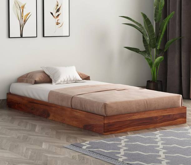 SIDHI VINAYAK FURNITURE Solid Wood Single Bed