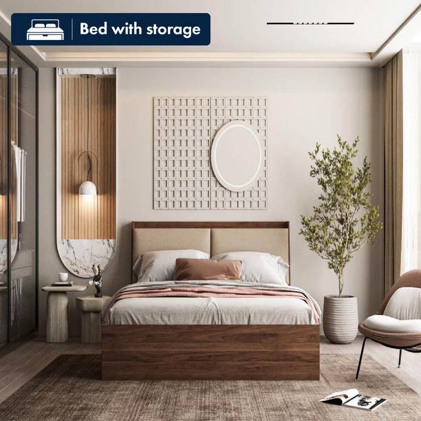 Wakefit Mars Engineered Wood King Box Bed, 86.6142 cm x 190 cm (2.84 ft x 6.23 ft)